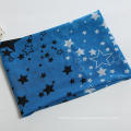 Novo estilo Grande tamanho Brand New Voile Star Scarf Color Blue Fashion Shawls, Lady Scarf, Polyester Scarf